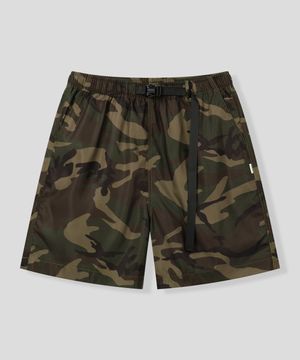 퓨어쇼츠 클래식 초경량 나일론 와이드 밴딩 쇼츠 [카모]