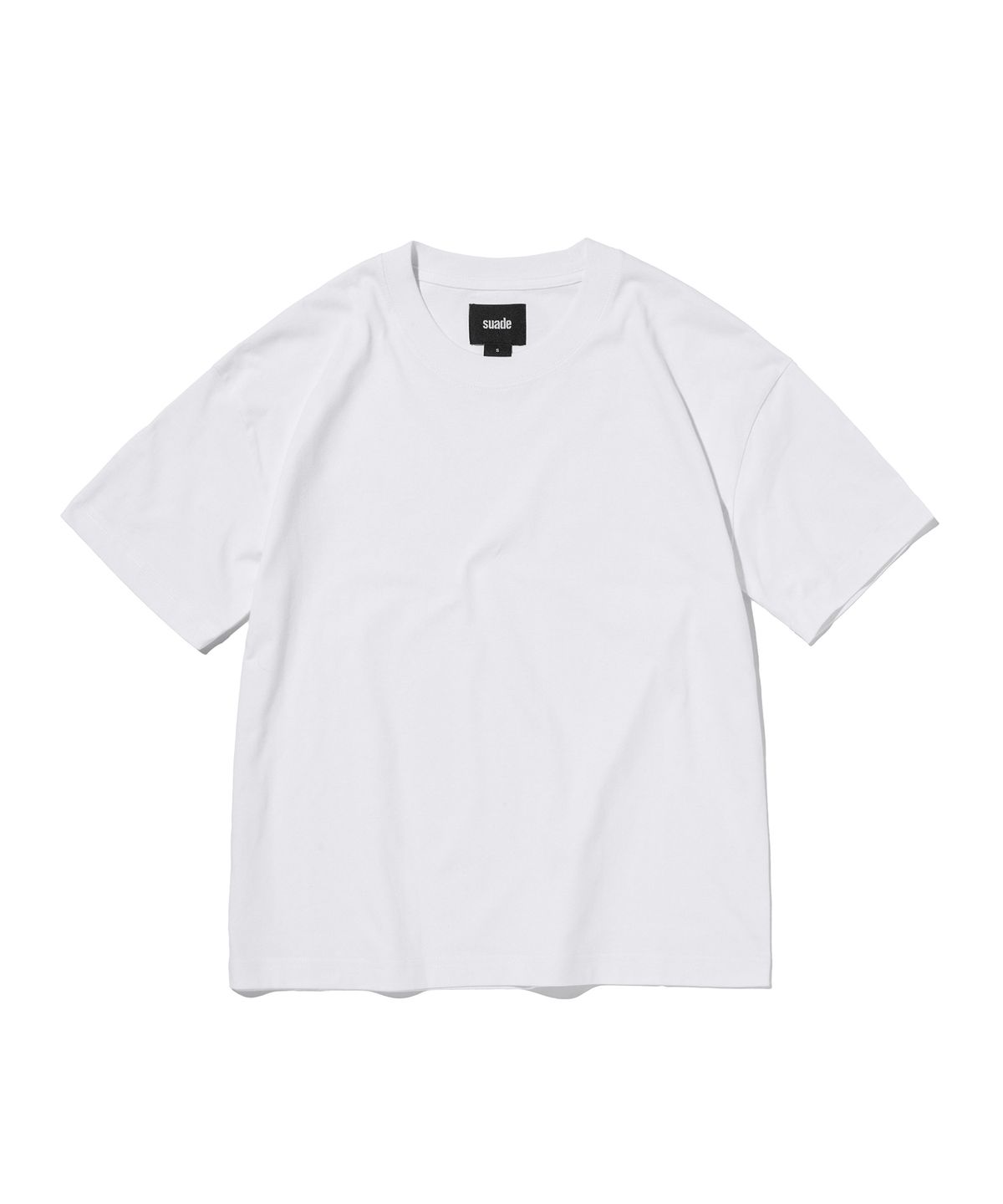 스웨이드(SUADE) CROPPED TEE [WHITE]