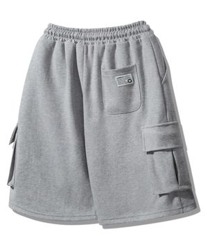 원턱 카고 와이드 밴딩 반바지 PAN2516 (4 COLOR)