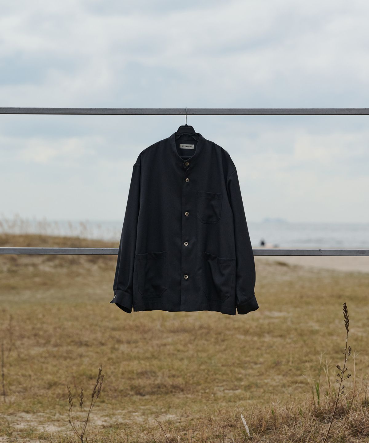 뉴치프시크디피(NEWCHEAPCHICDP) oriental china jacket (charcoal)
