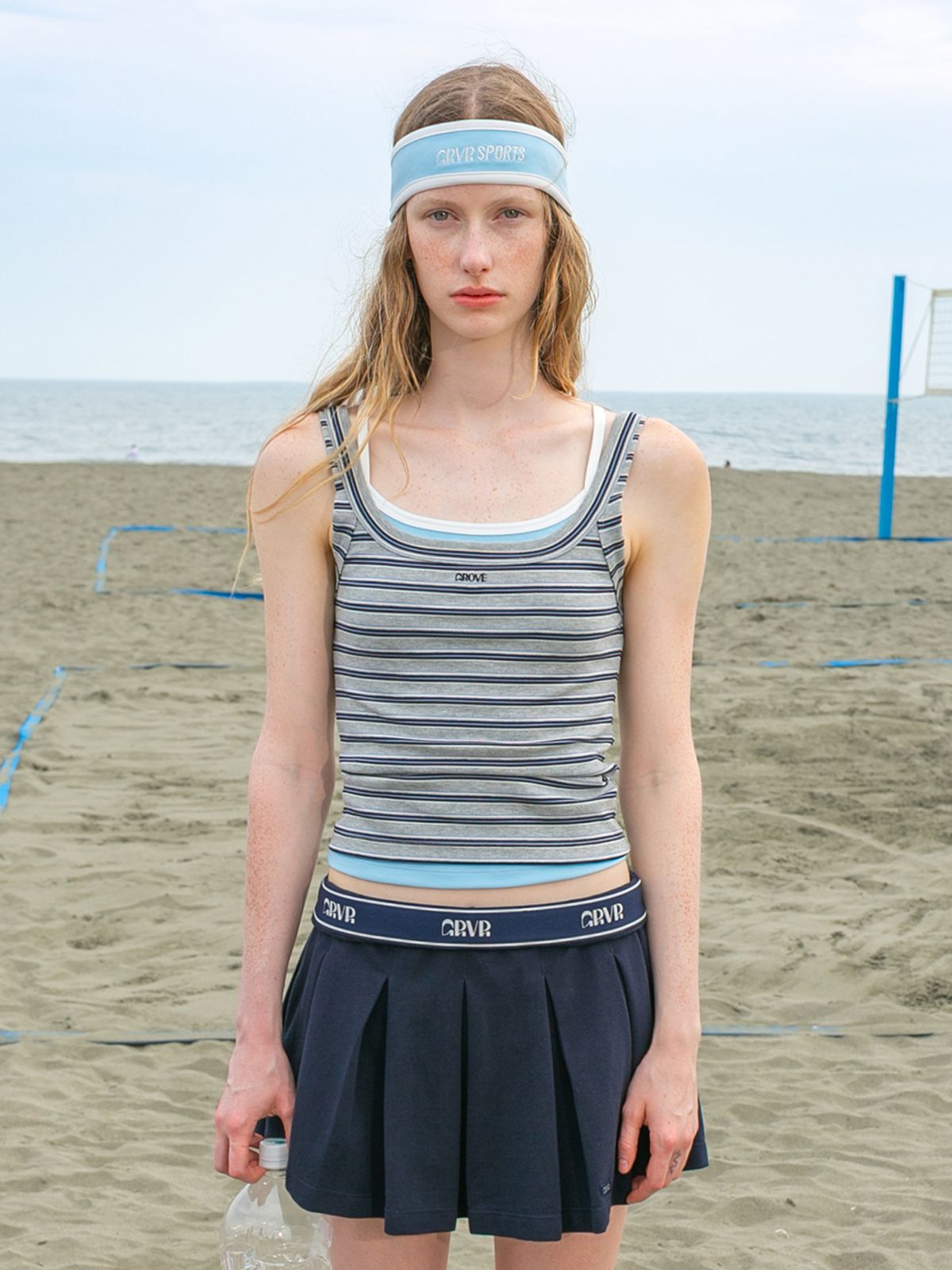 그로브(GROVE) JULIAN SLEEVELESS (MELANGE GREY)