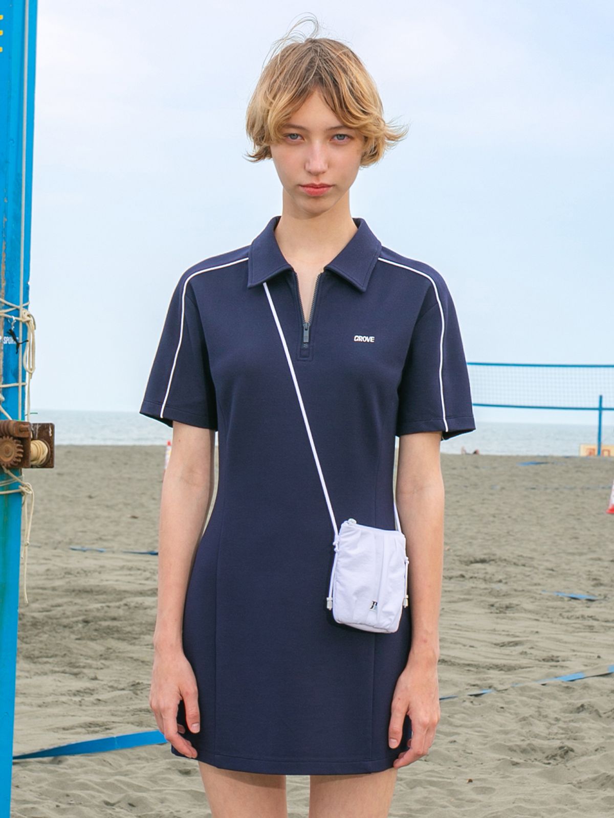 그로브(GROVE) SWIFTY ONE-PIECE (NAVY)