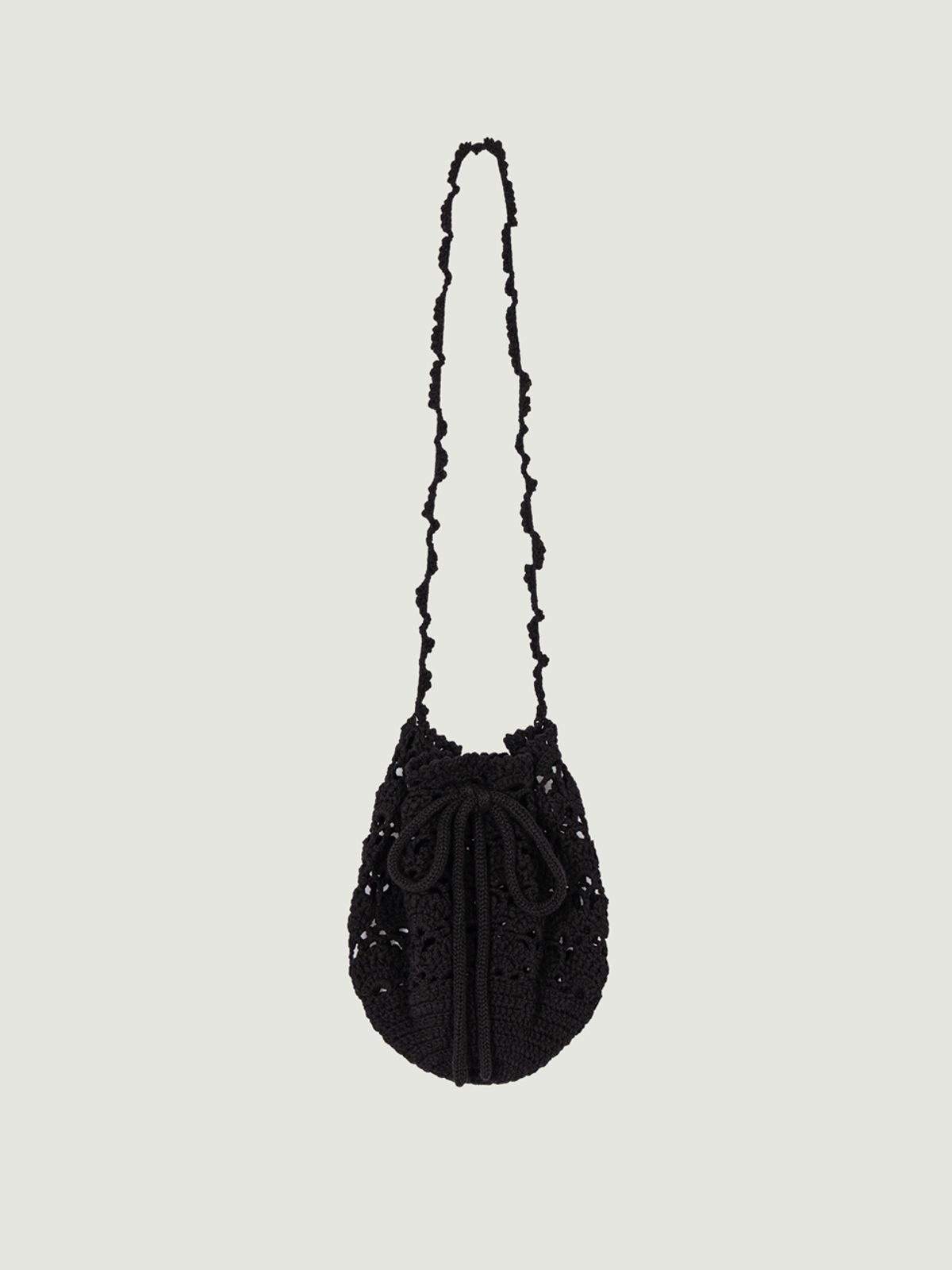 그로브(GROVE) LEVIN KNIT BAG (BLACK)