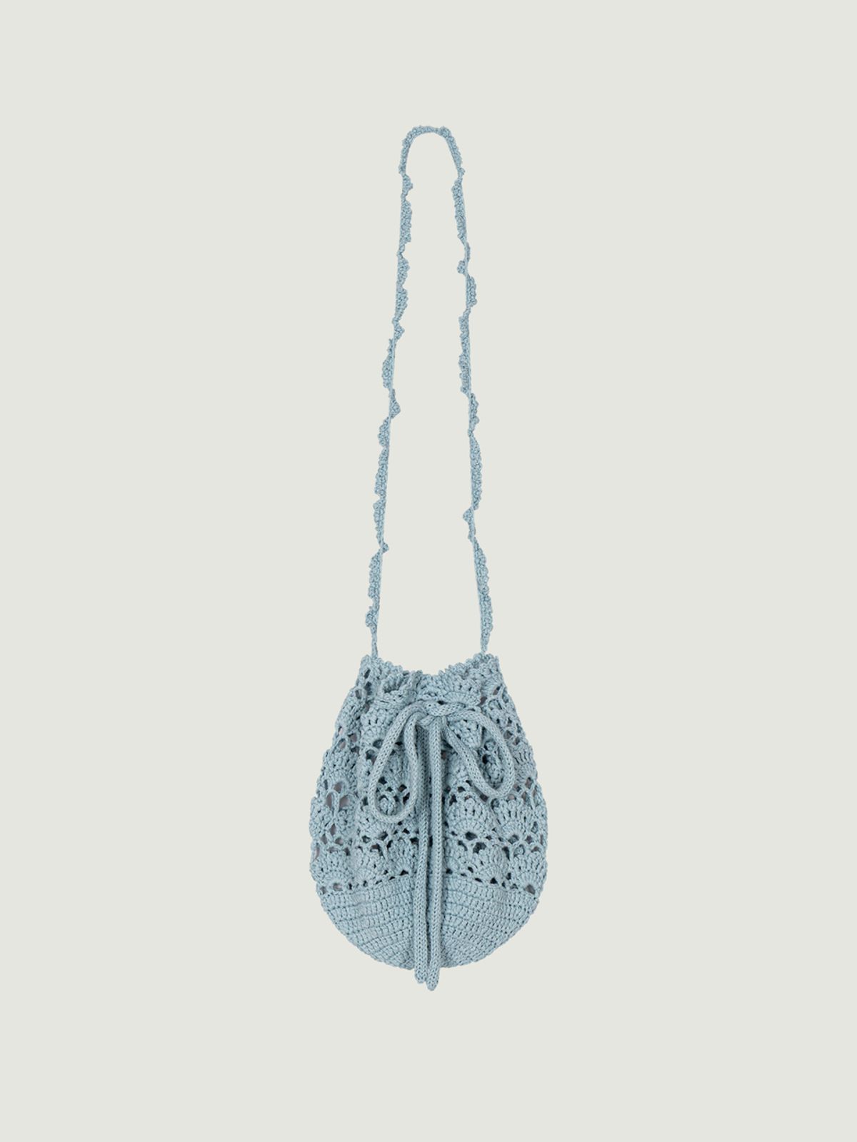 그로브(GROVE) LEVIN KNIT BAG (LIGHT BLUE)
