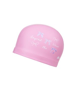 용품 아동 리본 PU 수모 핑크 RO-RC2F060-PK