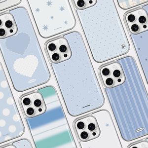 (+맥세이프) 실버 에폭시범퍼 블루에디션 모음전 케이스 - 아이폰/갤럭시