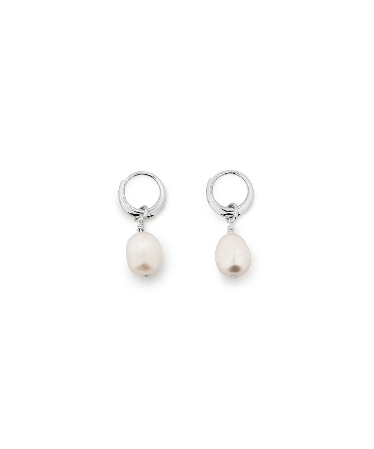 태싯(TACIT) Baroque pearl drop small earrings
