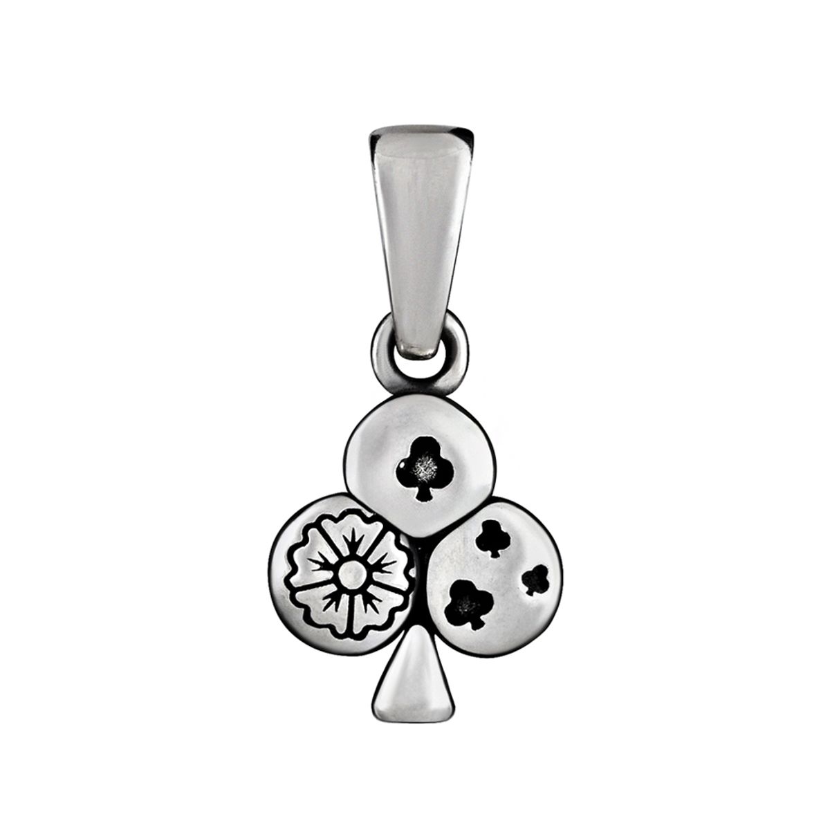 어나니머스아티즌(ANONYMOUS ARTISAN) Trump Card Suit Pendant - Clubs