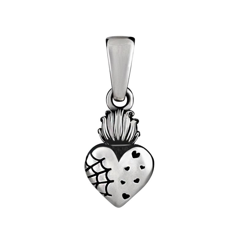 Trump Card Suit Pendant - Heart