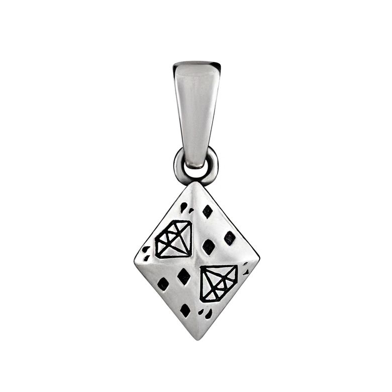 Trump Card Suit Pendant - Diamonds