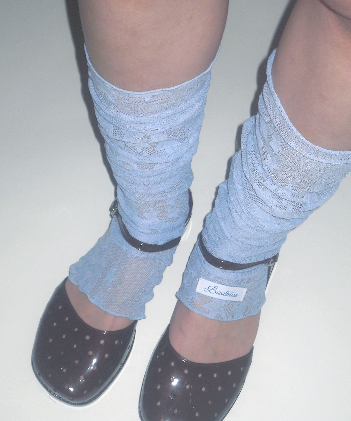 배드블루(BADBLUE) Milky Way Leg Warmer Skyblue
