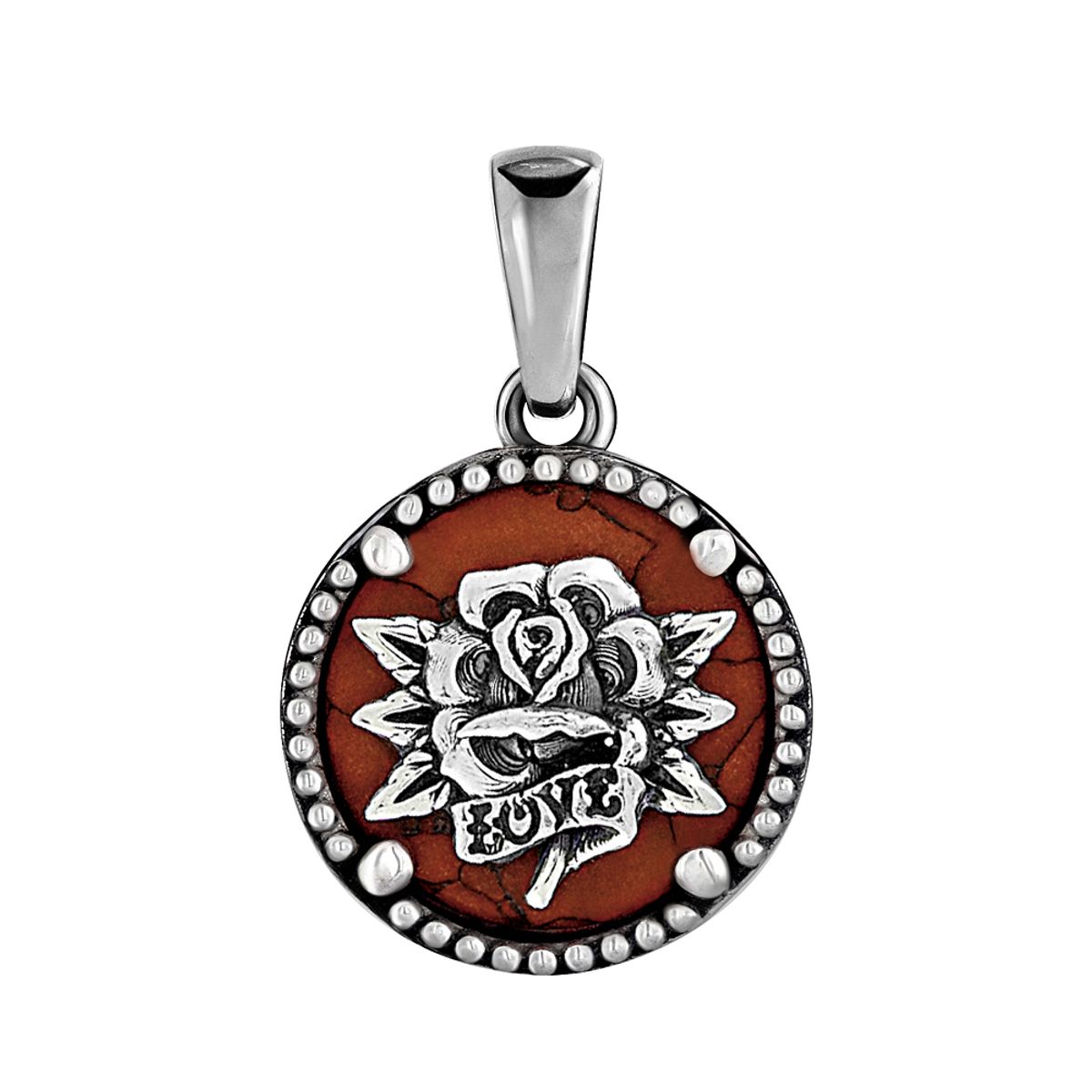 어나니머스아티즌(ANONYMOUS ARTISAN) Oldschool Frame Symbol Pendant - flower