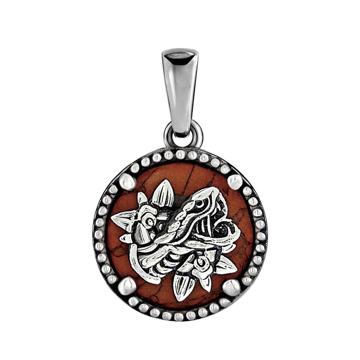 어나니머스아티즌(ANONYMOUS ARTISAN) Oldschool Frame Symbol Pendant - snake