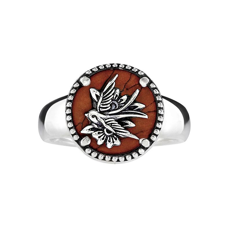 Oldschool Frame Ring - swallow