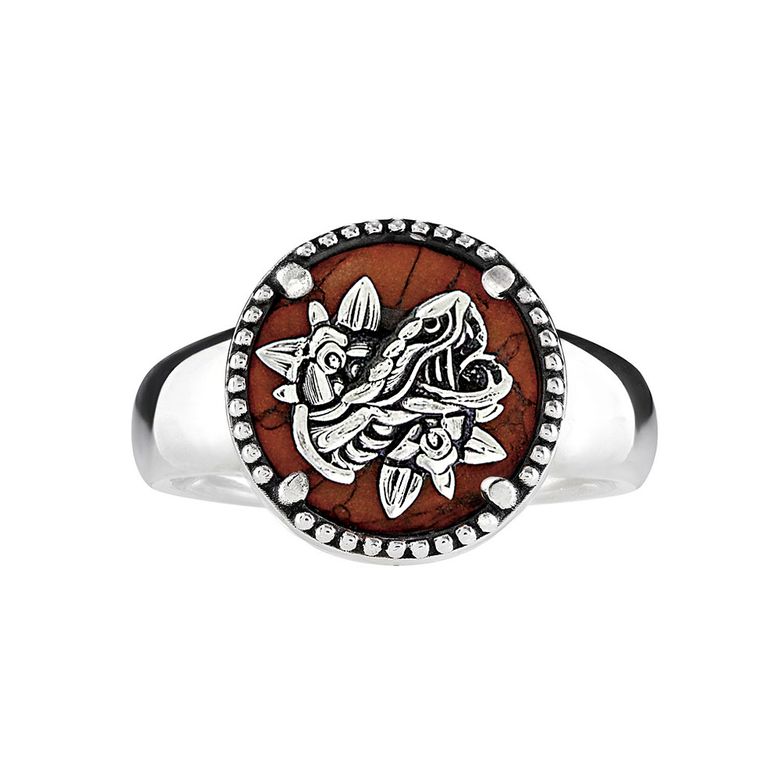 Oldschool Frame Ring - snake