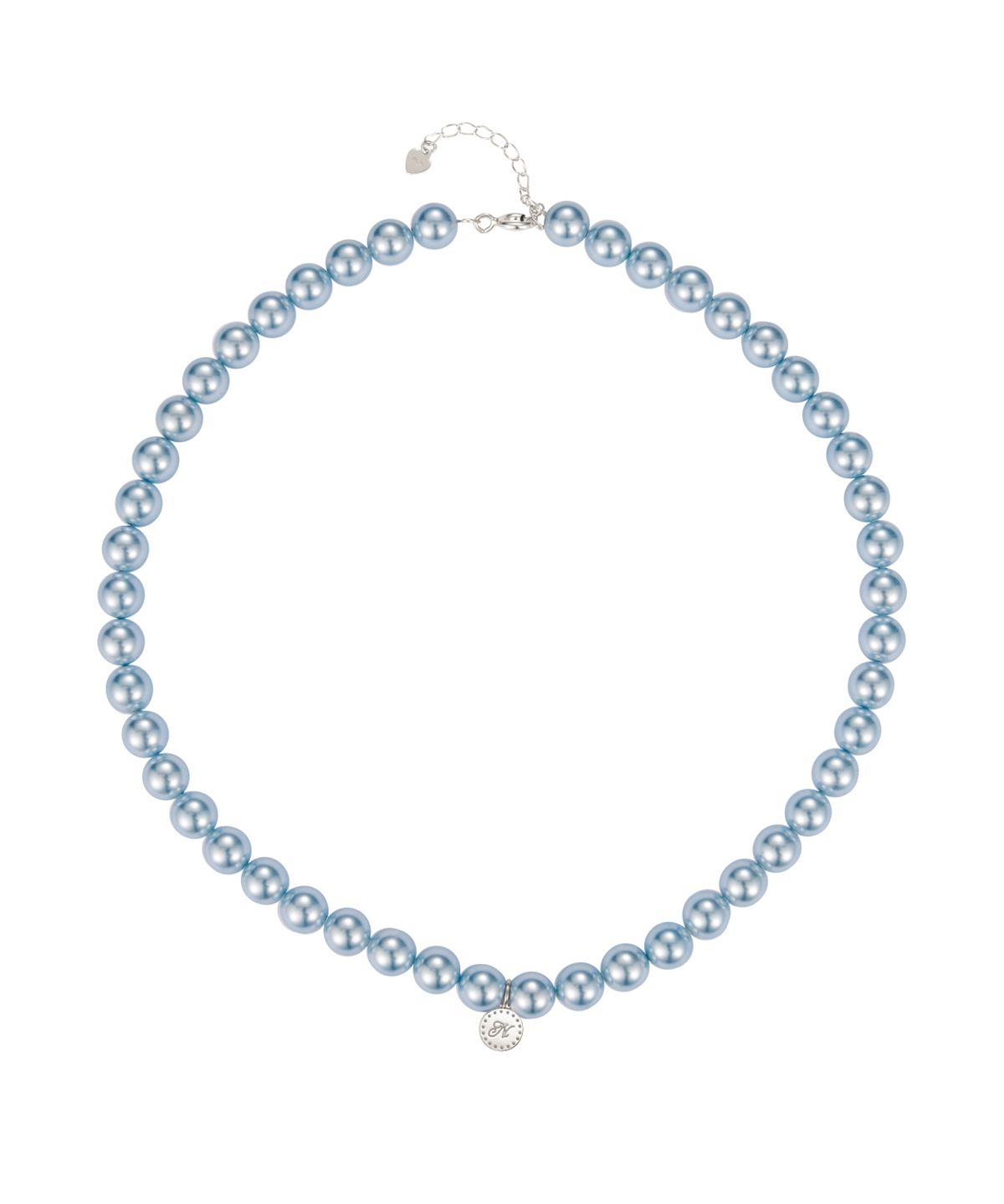엔프프(NFF) [silver925] luna pearl necklace-blue