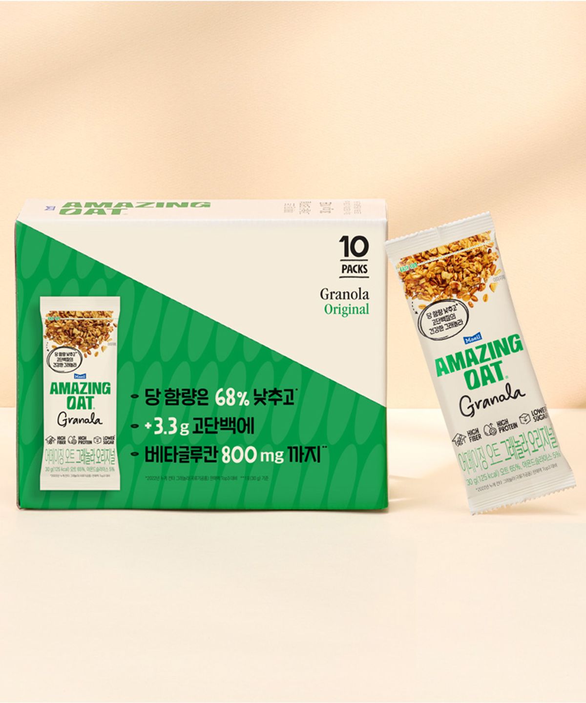 어메이징 오트(AMAZING OAT) 어메이징 오트 그래놀라 오리지널 30g 10개입