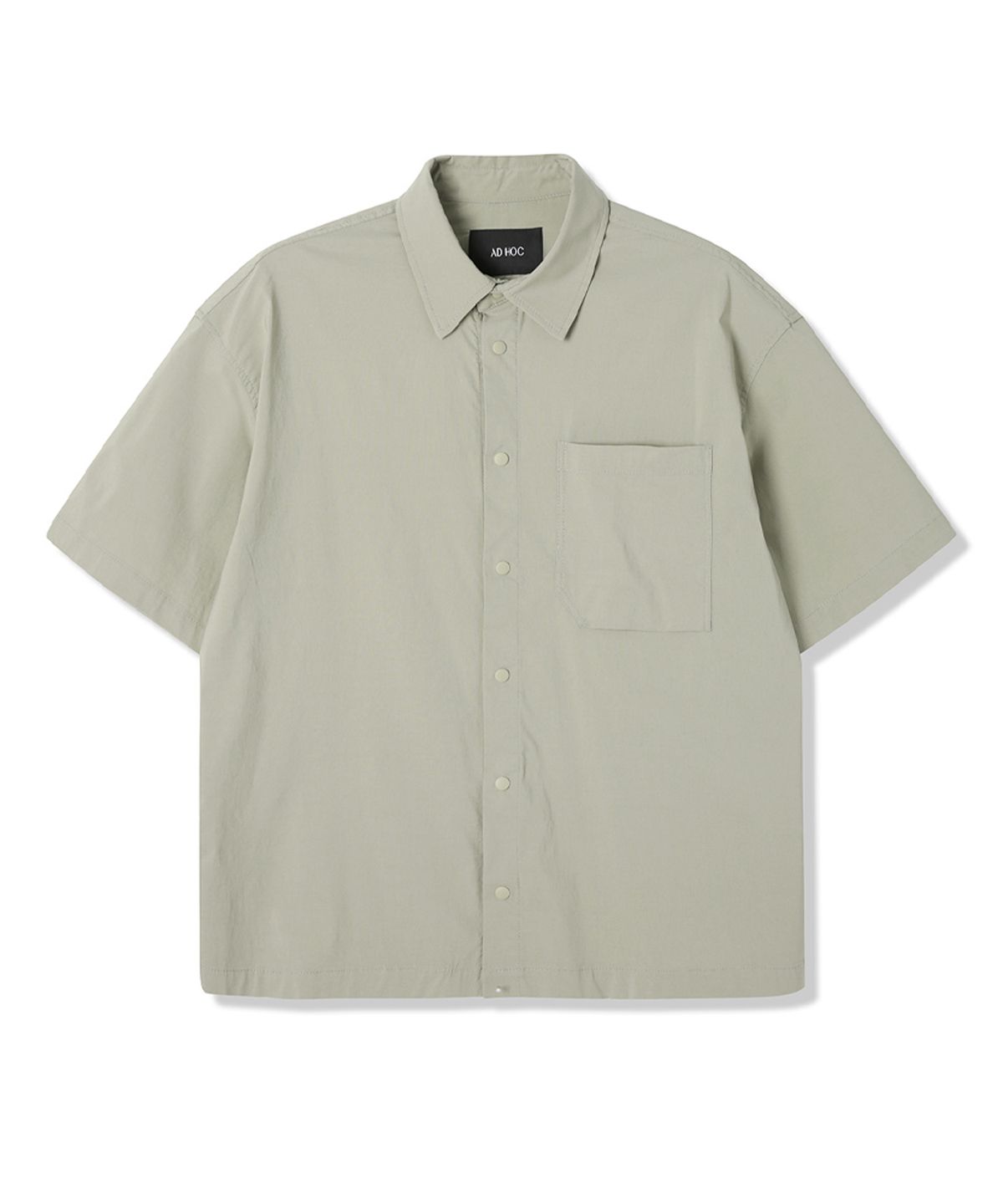 애드호크(ADHOC) 남성 원포켓 반팔 셔켓 (BEIGE) (HB7SS20)