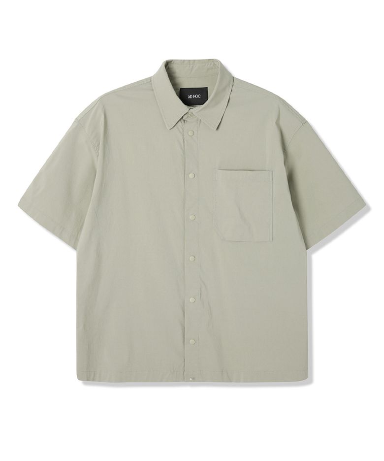 남성 원포켓 반팔 셔켓 (BEIGE) (HB7SS20)