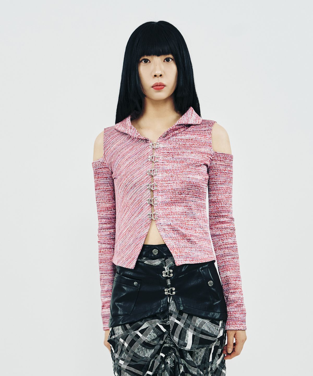 페노메논시퍼(PHENOMENON SEEPER) UNBLANCE CARDIGAN