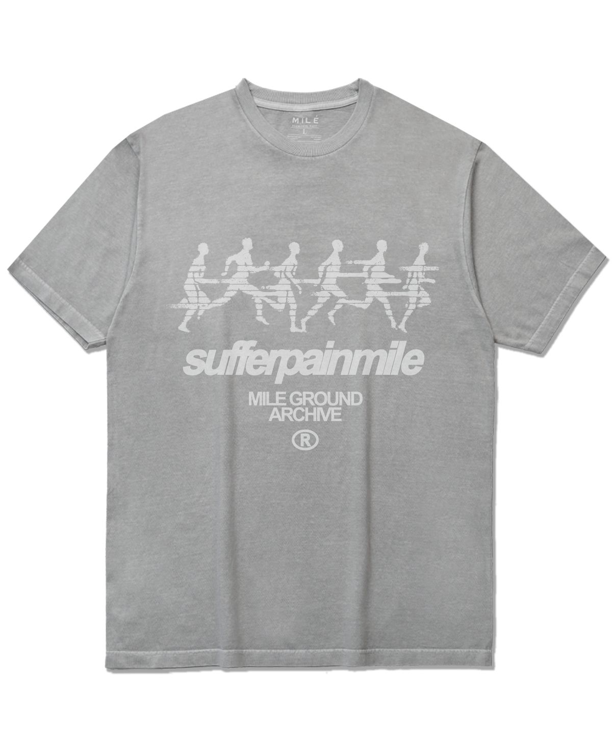 더마일(THEMILE) SUFFERPAIN MILE CREW [PIGMENT GRAY]