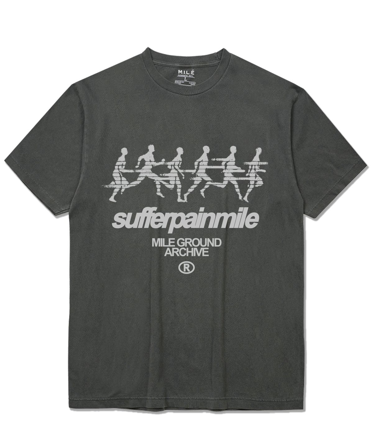 더마일(THEMILE) SUFFERPAIN MILE CREW [PIGMENT D.GRAY]