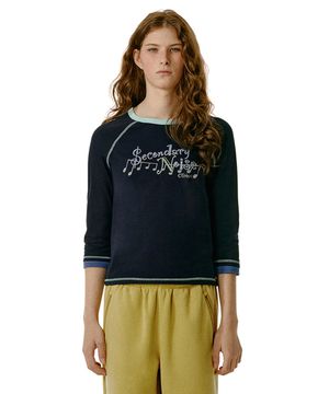 Flow Note L/S Tee Navy