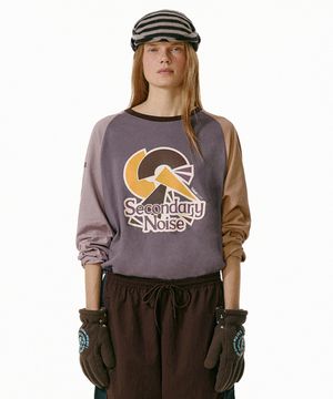 Stumble Noise Block L/S Tee Purple