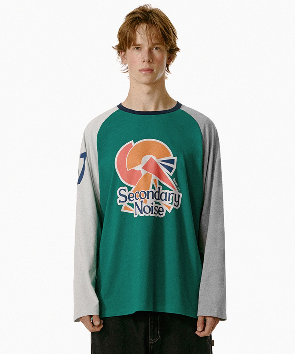 테켓(TEKET) Stumble Noise Block L/S Tee Green