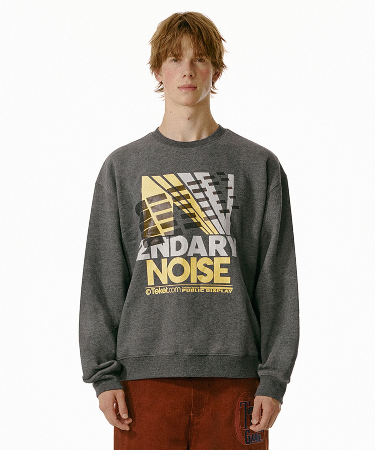 테켓(TEKET) 2NDARY Sweatshirt Melange Gray
