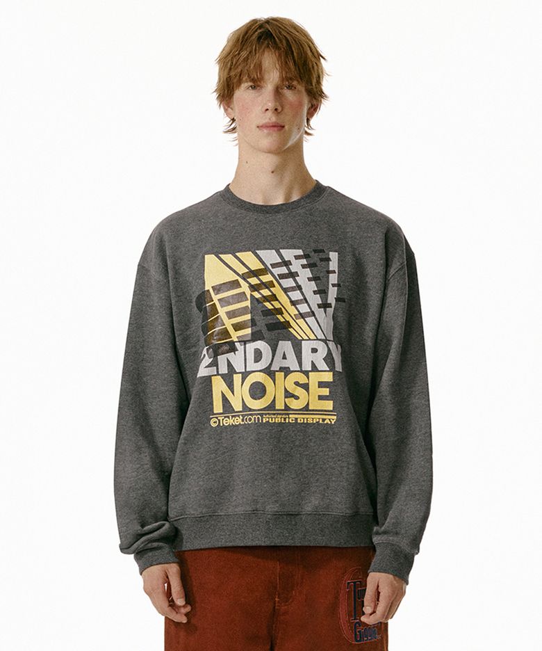 2NDARY Sweatshirt Melange Gray