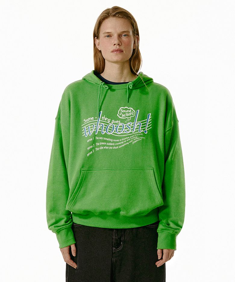 Whoosh After Hoodie Green