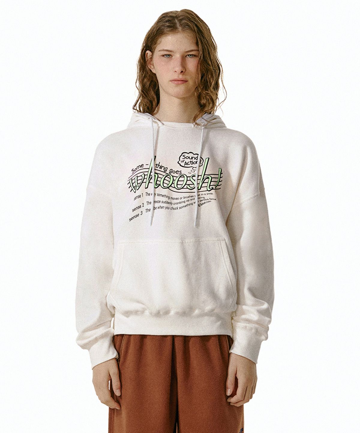 테켓(TEKET) Whoosh After Hoodie White