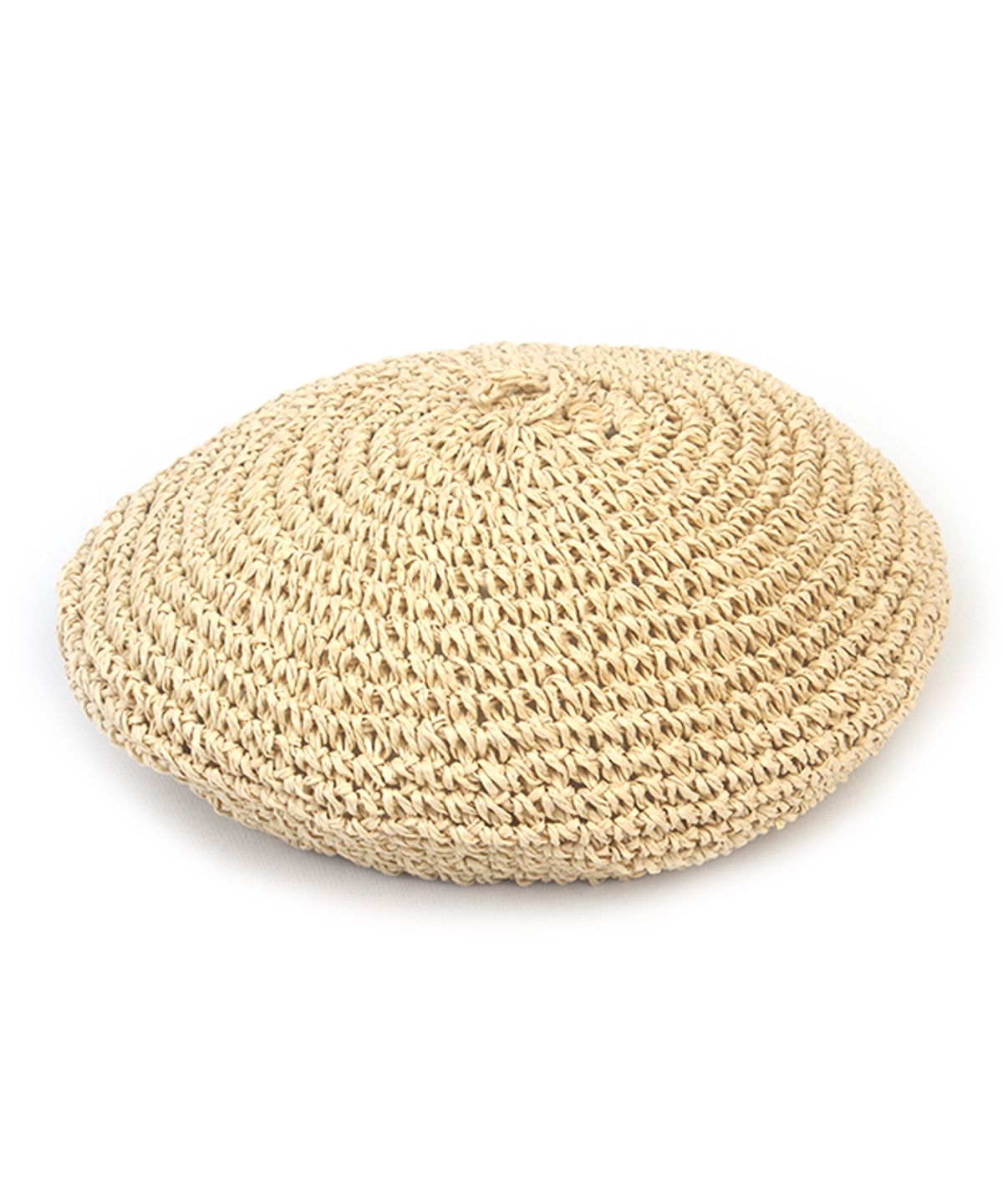 유니버셜 케미스트리(UNIVERSAL CHEMISTRY) Rattan Summer Beige Beret 베레모