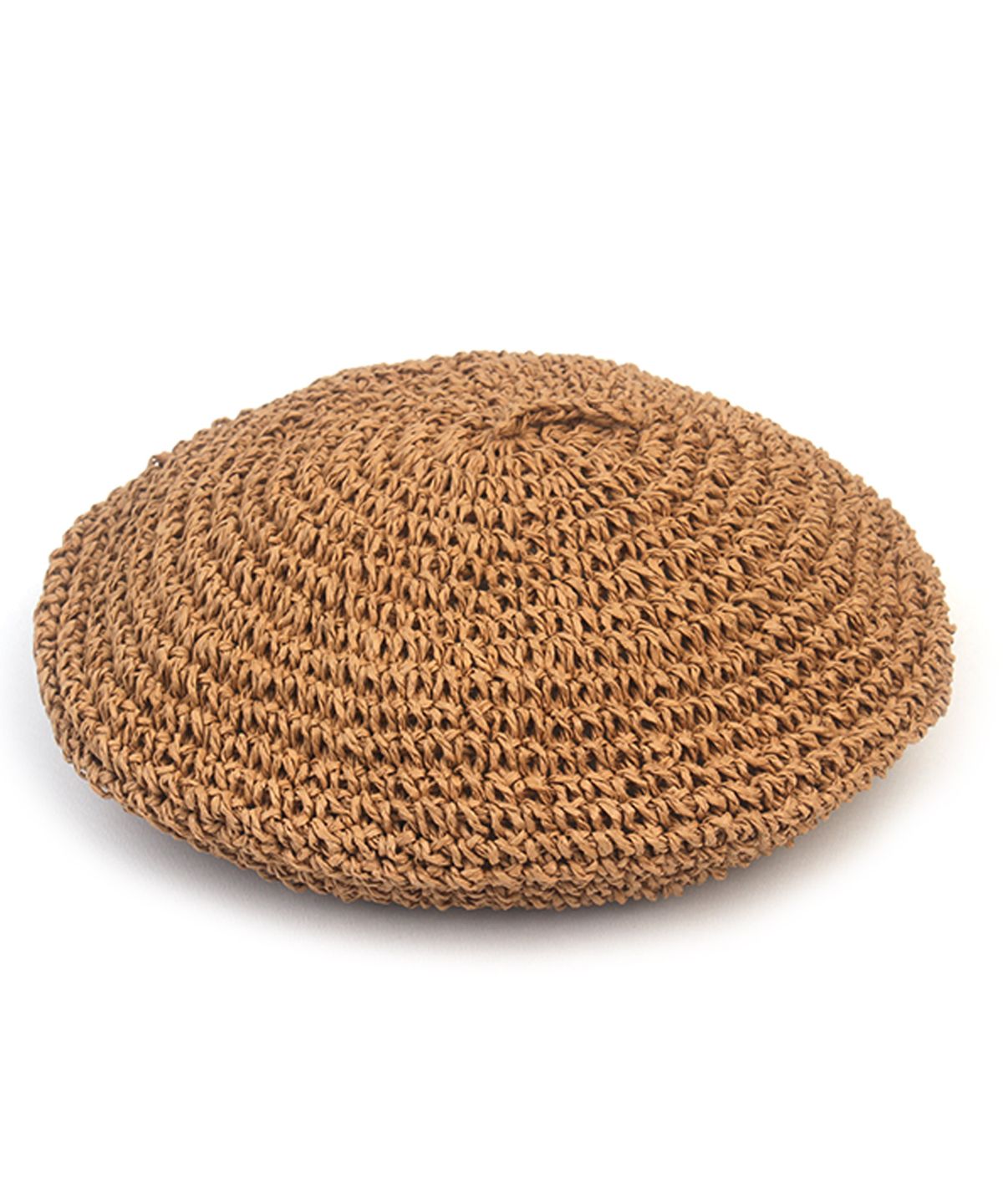 유니버셜 케미스트리(UNIVERSAL CHEMISTRY) Rattan Summer Brown Beret 베레모