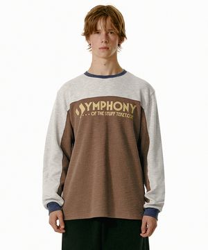 Symphony Jersey L/S Tee Brown