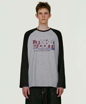 Folder L/S Tee Melange Gray