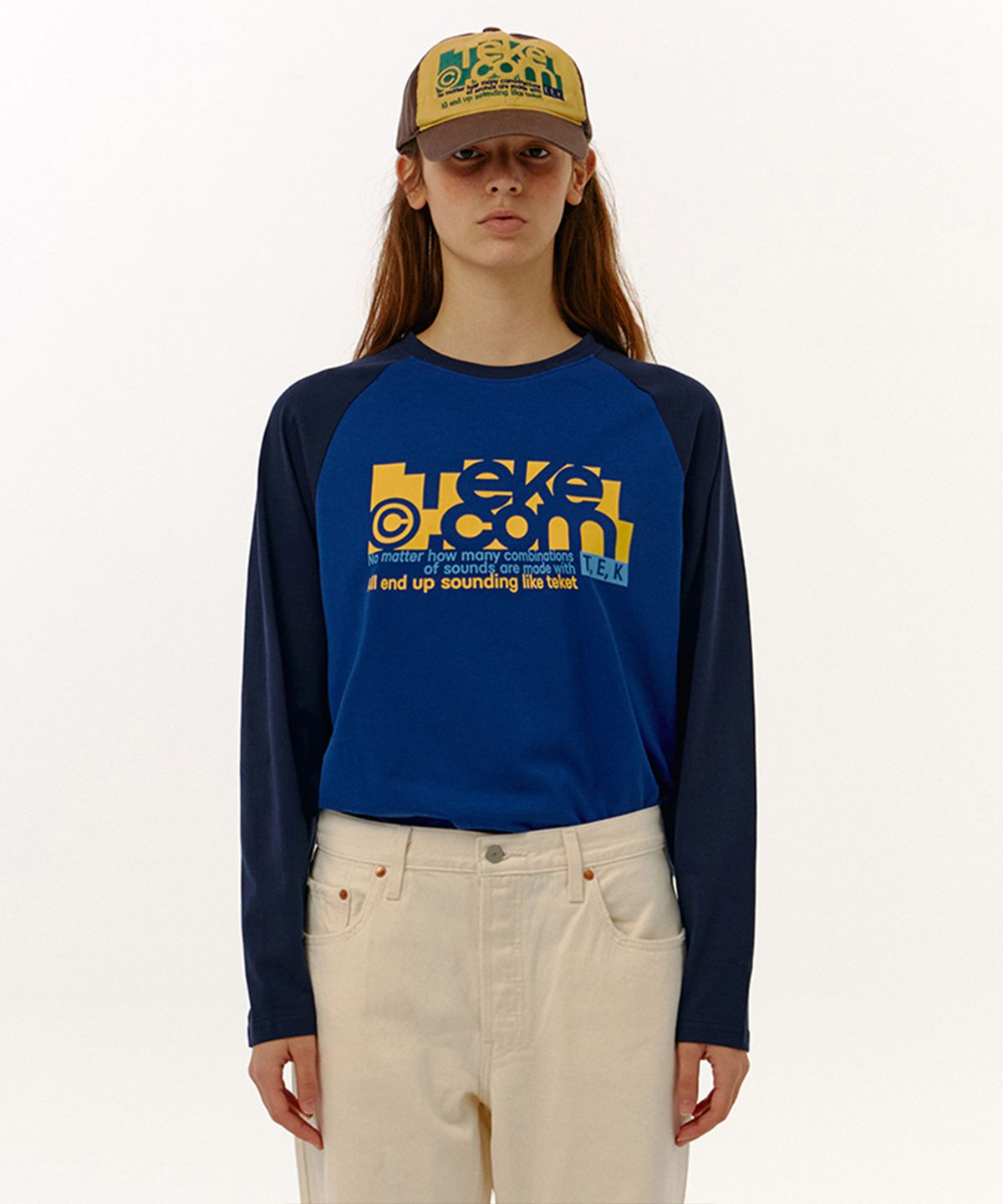 테켓(TEKET) Folder L/S Tee Blue