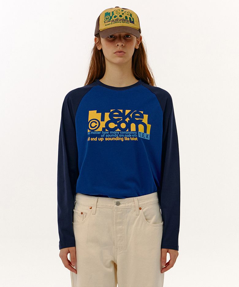 Folder L/S Tee Blue