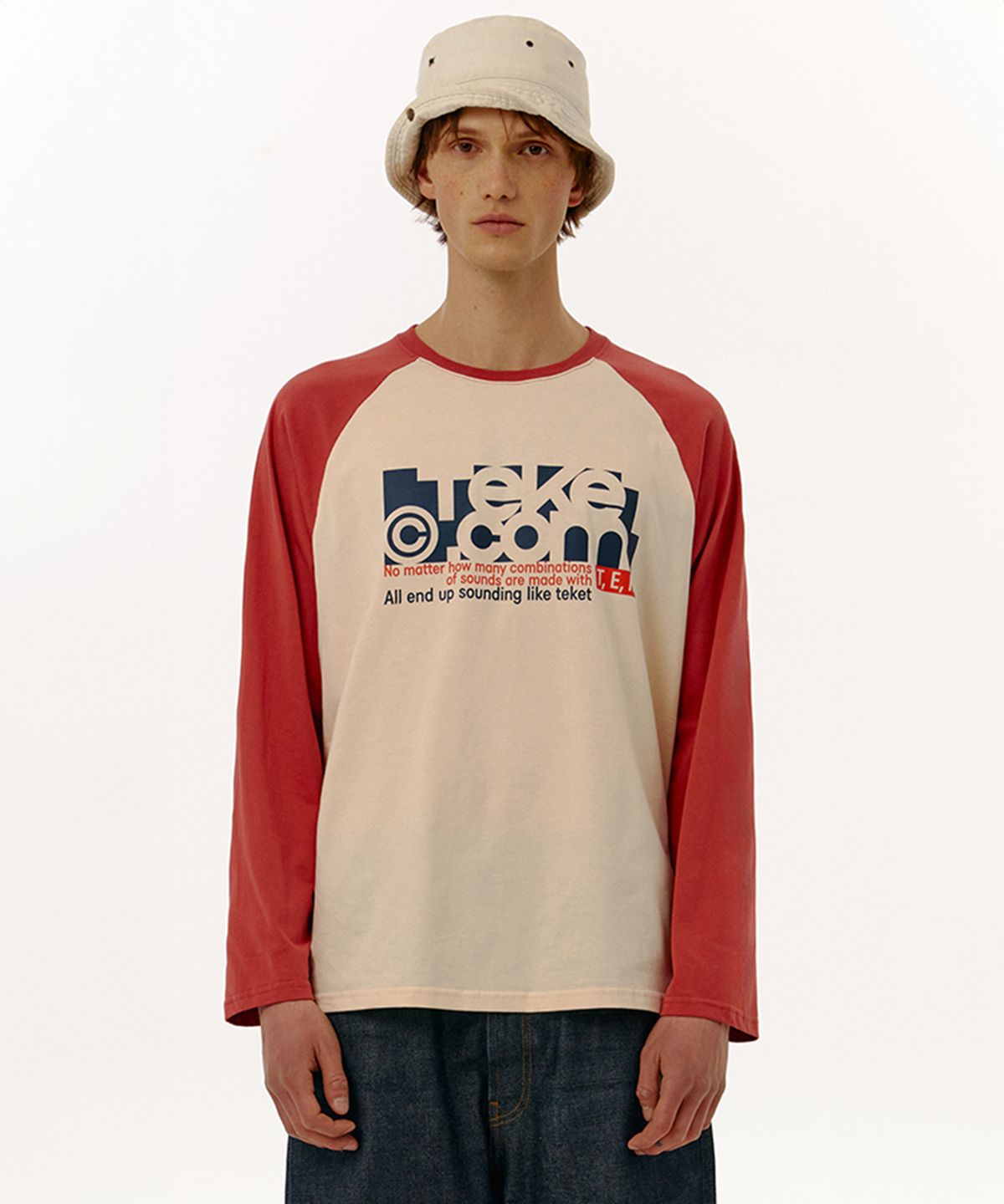 테켓(TEKET) Folder L/S Tee Cream