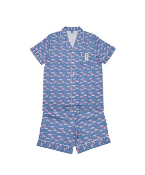 명탐정 코난 하인성 부적패턴 반팔 잠옷