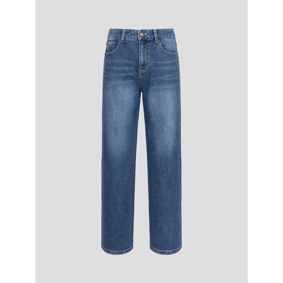 빈폴 레이디스(BEANPOLE LADIES) [Essential] 스트레이트 데님  블루 (BF5721E11P)