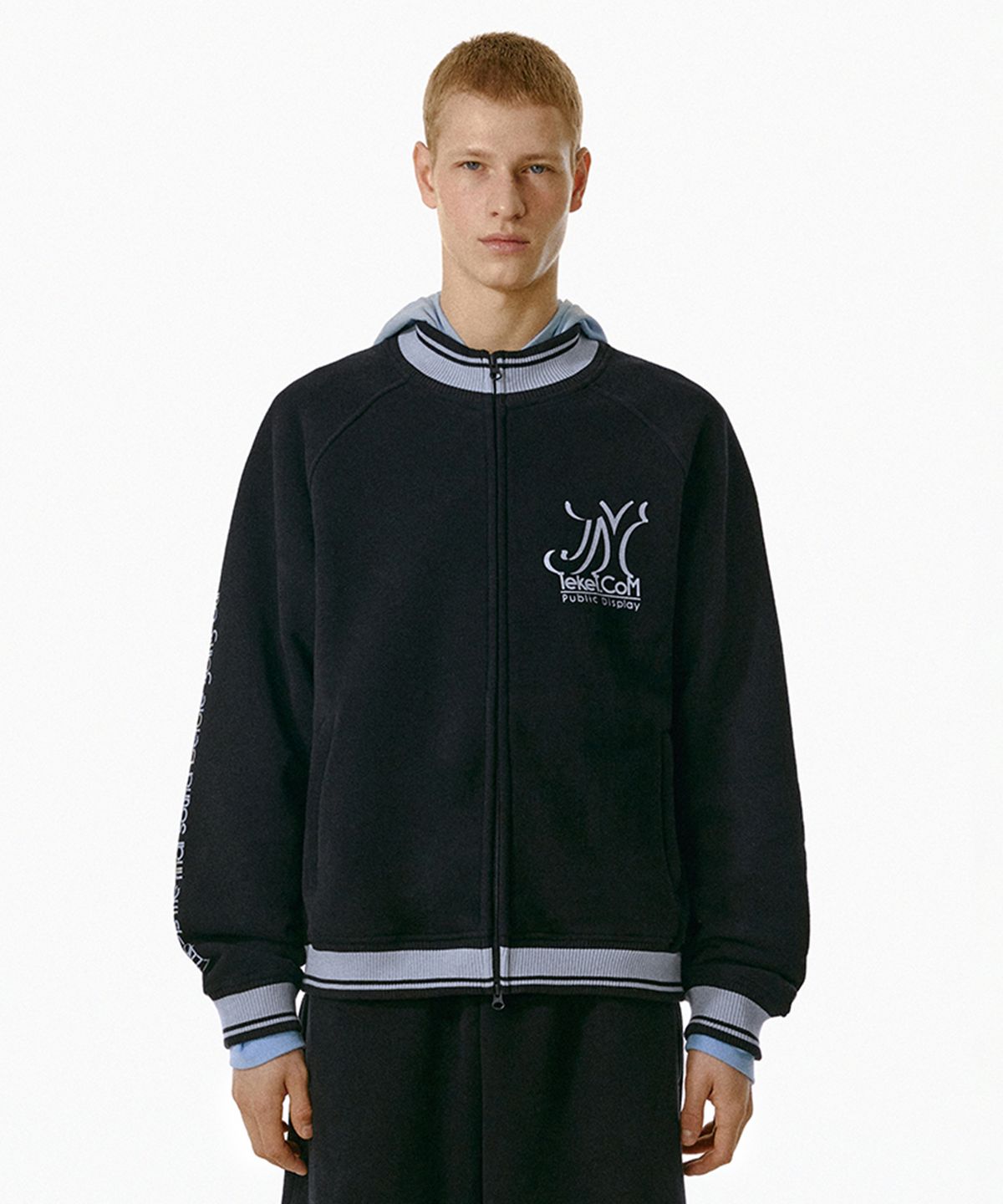 테켓(TEKET) Zzzip Track Zip-Up Sweatshirt Black