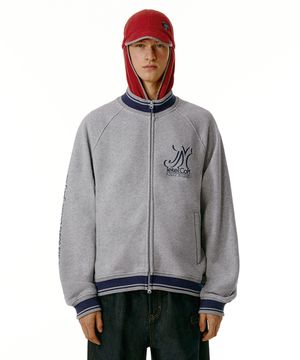 Zzzip Track Zip-Up Sweatshirt Melange Gray