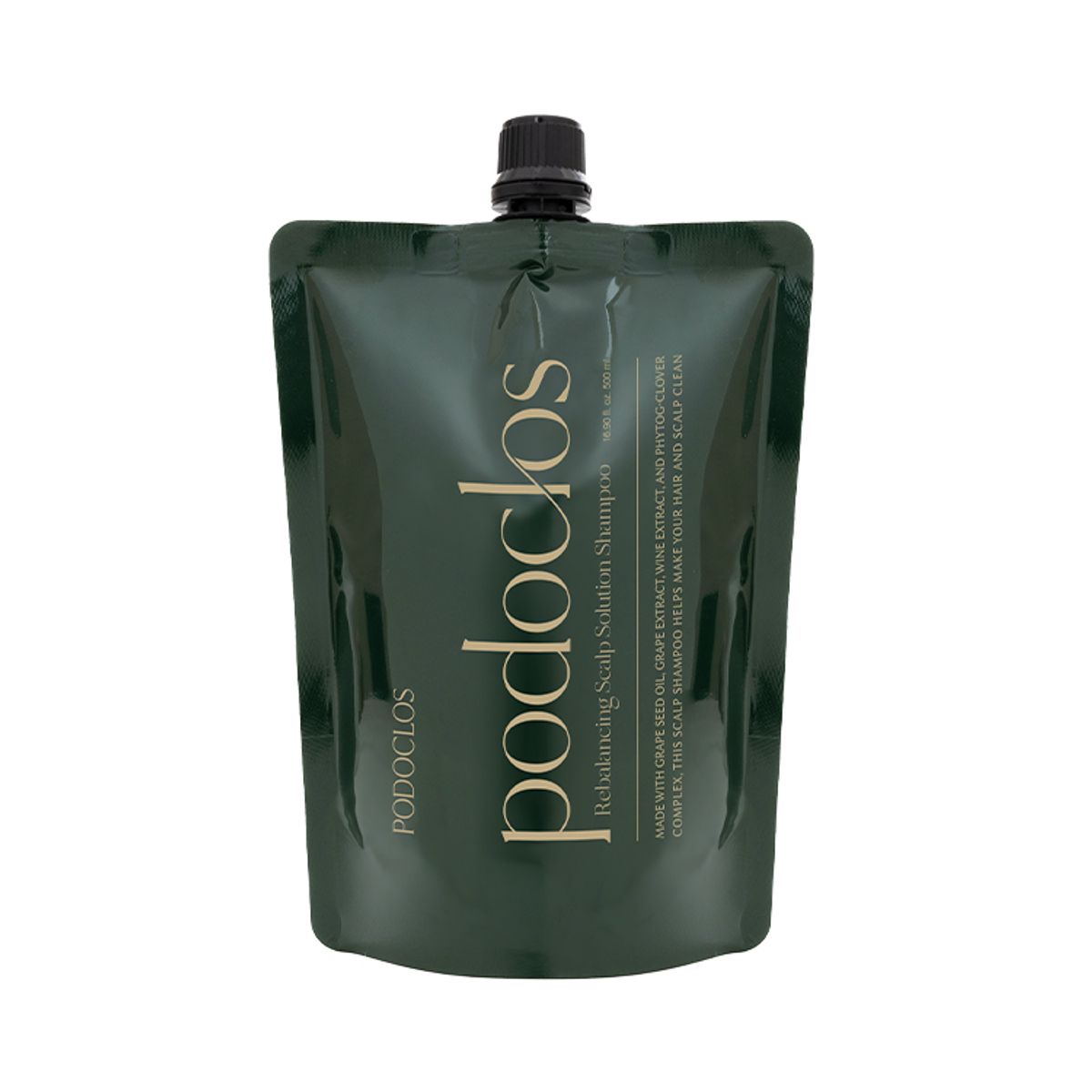 포도클로스(PODOCLOS) 탈모증상 완화 두피케어 리밸런싱 스칼프 솔루션 샴푸 500ML 리필용