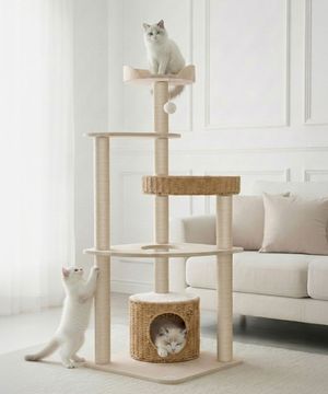 프리미엄 4단 캣타워