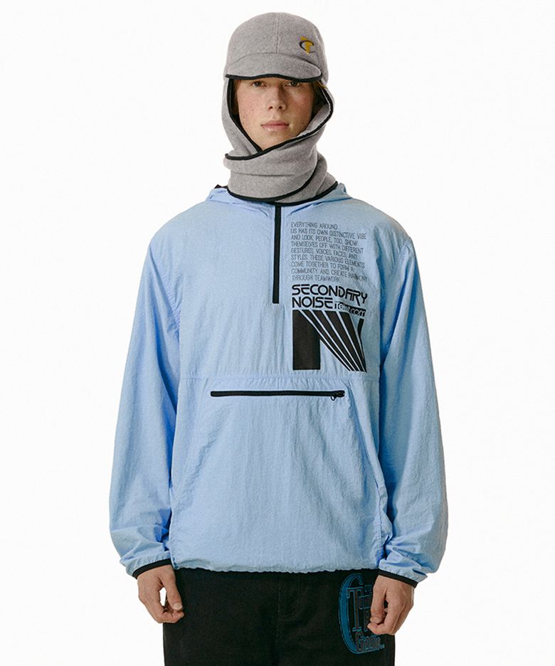 Secondary Anorak Pullover Light Blue