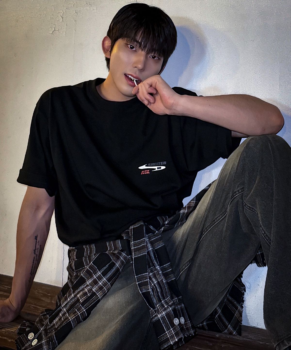 더마일(THEMILE) ML SHELTER CREW [BLACK]