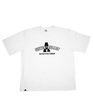 명탐정 코난 이상윤 텍스트 그래픽 반팔 티셔츠