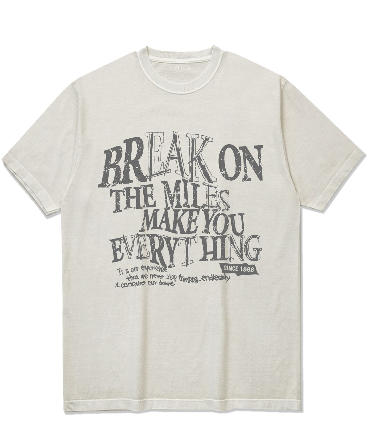 더마일(THEMILE) BREAK ON CREW [PIGMENT BEIGE]